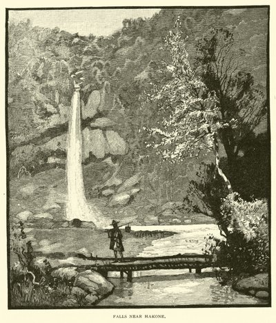 Vandfald nær Hakone af American School