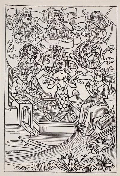 Fay Melusine, fra The World Guide to Gnomes, Fairies, Elves and Other Little People af Thomas Keightley (1789-1872) Udgivet 1880 af American School