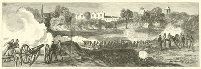 Føderale tropper før Jackson, Mississippi, juli 1863 af American School