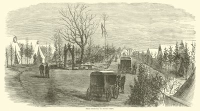 Felthospital for niende korps, marts 1865 af American School