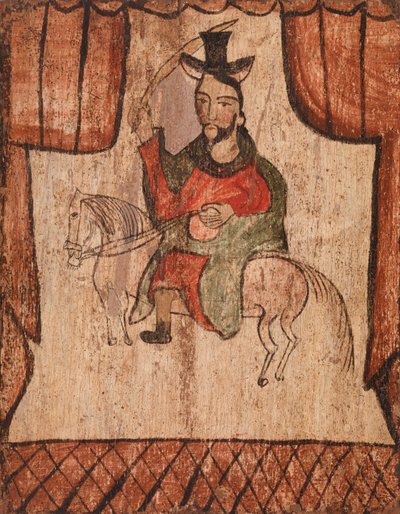 Figur, der rider på en hest af American School