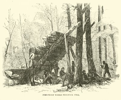 Brandsikker, hvor Sedgwick faldt, maj 1864 af American School