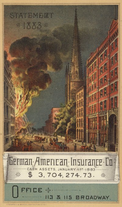 Brand i Bygning af American School