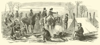 Foragere vender tilbage til lejren, marts 1865 af American School