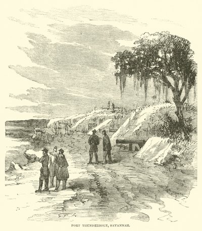 Fort Thunderbolt, Savannah, december 1864 af American School