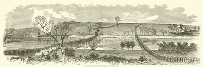 Franklins Grand Division krydser Rappahannock, december 1862 af American School