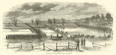 Franklins division krydser Rappahannock igen, december 1862 af American School