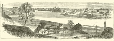 Fredericksburg, fra Falmouth, november 1862 af American School