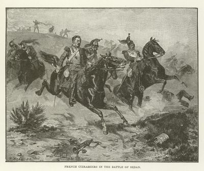 Franske Cuirassiers i slaget ved Sedan af American School