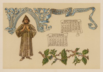Fredag for kors (chromolitho) af American School