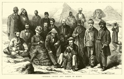 General Grant og fest i Egypten af American School