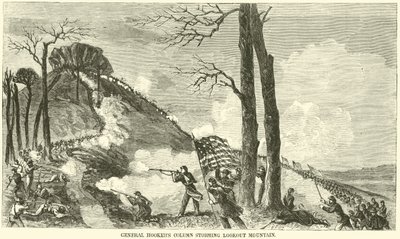 General Hookers kolonne stormer Lookout Mountain, november 1863 af American School