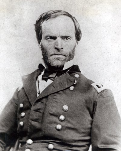 General William Tecumseh Sherman (1820-91) af American School