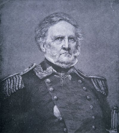 General Winfield Scott (1786-1866) (gravering) af American School