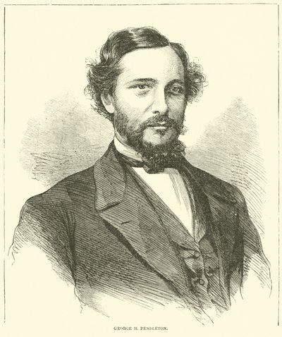 George H Pendleton, november 1864 af American School