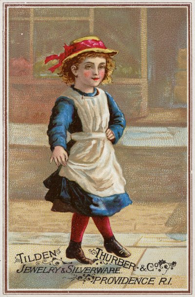 Pige, der hopper legende (chromolitho) af American School