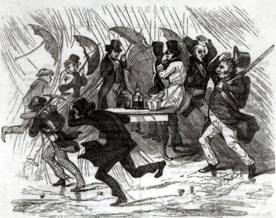 Går rundt om hornet, 1849 af American School