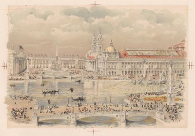 Grand Basin på Verdens Columbian-udstillingen af American School
