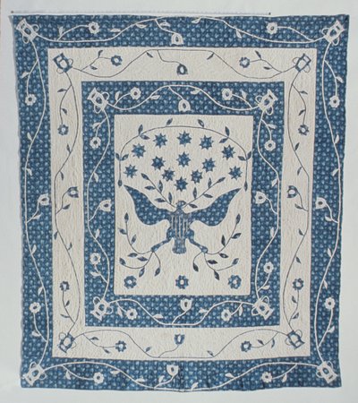 Great Seal of United States Quilt af Susan Strong, Maryland eller Ohio, ca. 1830 af American School
