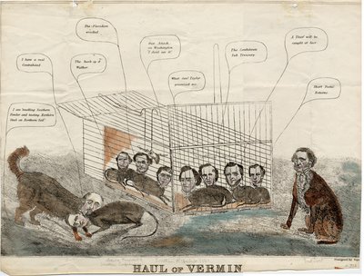 Haul of Vermin, designet af Squ., 1861 af American School