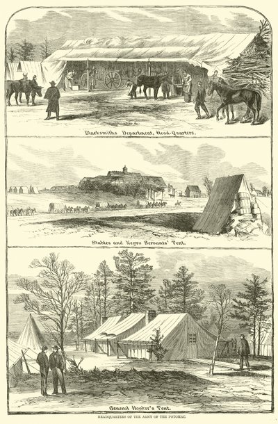 Hovedkvarter for Army of the Potomac, januar-april 1863 af American School