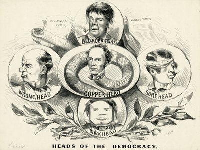 Demokratiets ledere, 1864 af American School