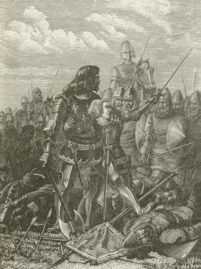 Henry V i slaget ved Agincourt af American School