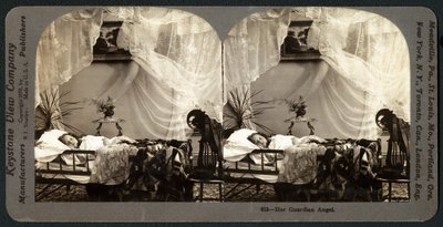 Hendes skytsengel, ca. 1899 (stereograf) af American School