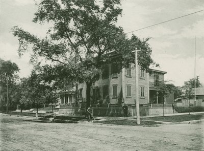 Abraham Lincolns hjem i 1861 (fotogravure) af American School