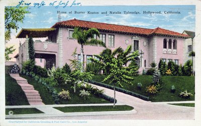 Hjem for Buster Keaton og Natalie Talmadge i Hollywood, 1930 af American School