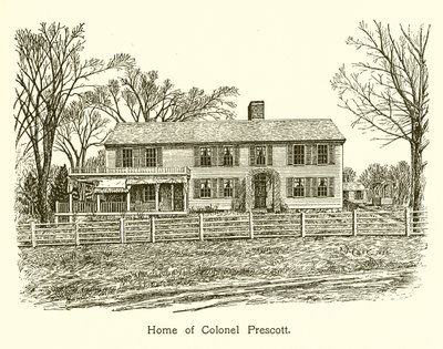 Hjem for oberst Prescott, Bunker Hill af American School
