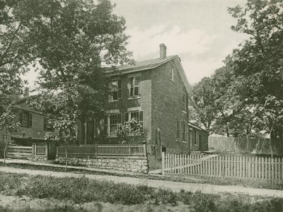 Ulysses S Grants hjem i 1861 (fotogravure) af American School