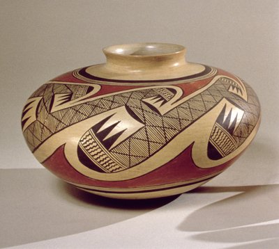 Hopi Bullware krukke, fra Arizona (keramik) af American School