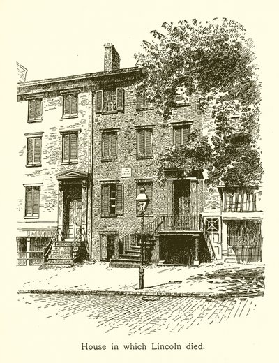 Hus, hvor Lincoln døde, Abraham Lincoln af American School