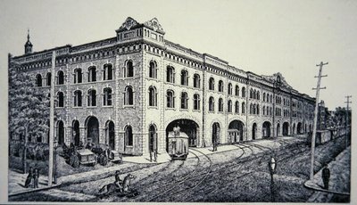 Hudson River Railroad Terminal, New York City af American School