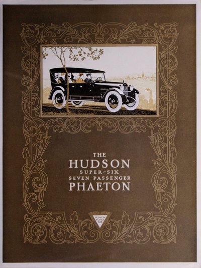 Hudson Super-Six Seven Passenger Phaeton, 1923 af American School