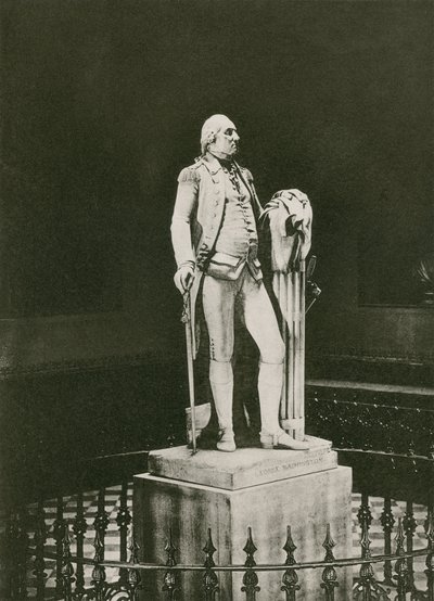 Hudsons Statue af George Washington (fotogravure) af American School