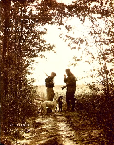 Hunters, forside af DuPont Magazine, oktober 1930 af American School