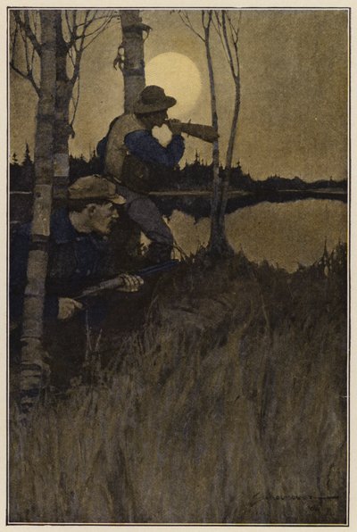 Illustration til Days Off and Other Digressions (farvelitografi) af American School
