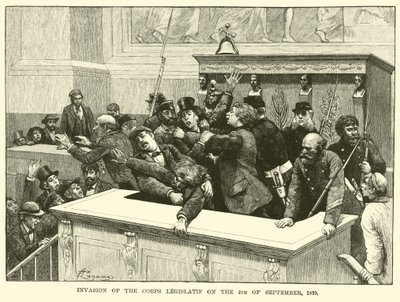 Invasion af Corps Legislatif den 4. september 1870 af American School