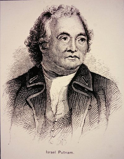 Israel Putnam (litho) af American School