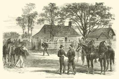 James Bennetts House, hvor Johnston overgav sig, april 1865 af American School