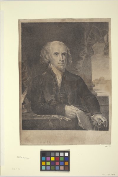 James Madison (litografi) af American School