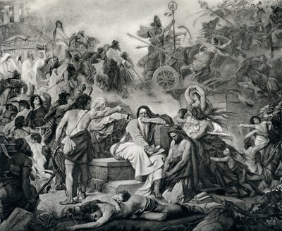 Jeremias ved Jerusalems fald, fra 