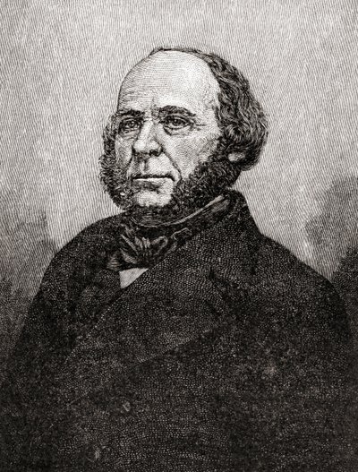 John Ericsson, fra The History of Our Country, udgivet 1905 (litho) af American School