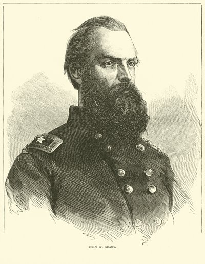 John W Geary, oktober 1863 af American School