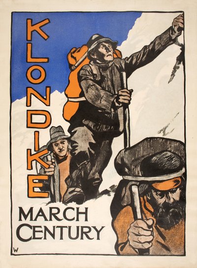 "Klondike" fra Century Magazine, marts 1898, af American School