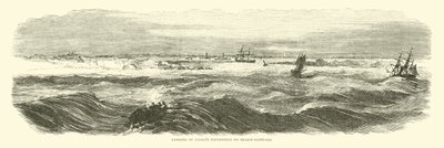 Landgang af Bankss Ekspedition på Brazos Santiago, november 1863 af American School