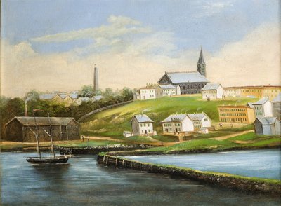 Landskab af Bunker Hill, efter 1862 af American School