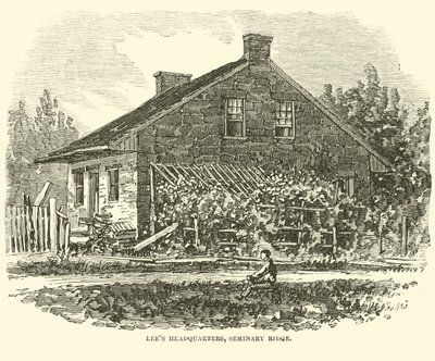 Lees hovedkvarter, Seminary Ridge, juli 1863 af American School